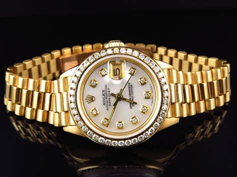 replica rolex value gold|pre owned women's rolex.